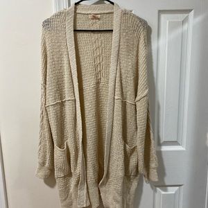 Cream Knitted Cardigan